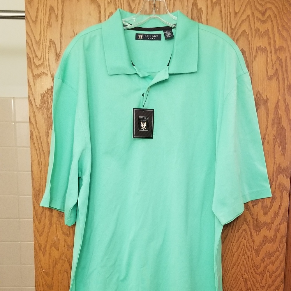 NWT Oxford Golf Polo Shirt Size XXL